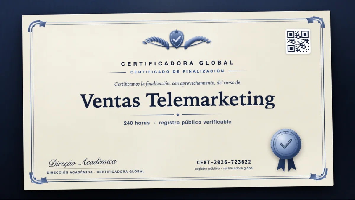 Portada del curso Ventas Telemarketing