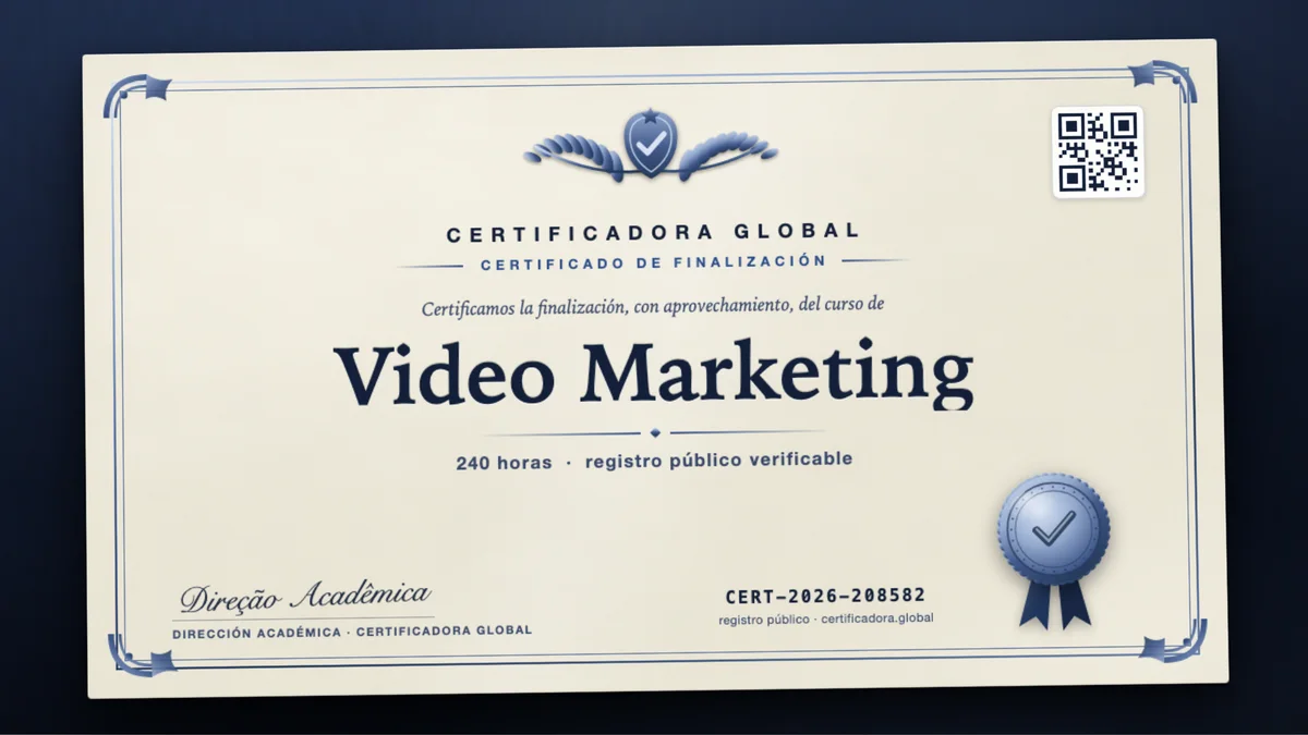 Portada del curso Video Marketing