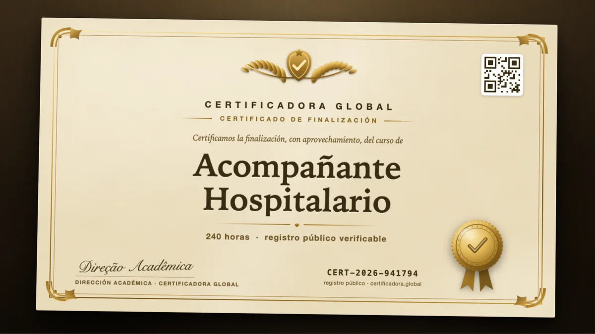 Portada del curso Acompañante Hospitalario