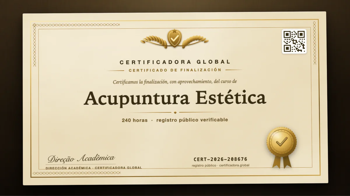 Portada del curso Acupuntura Estética