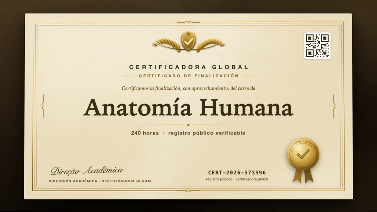 Portada del curso Anatomía Humana
