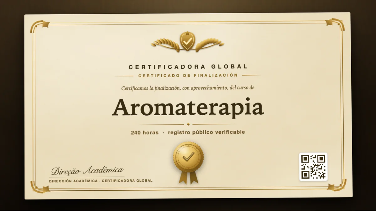 Portada del curso Aromaterapia
