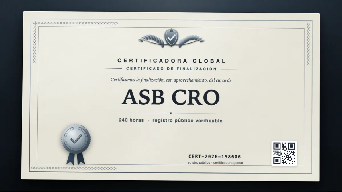 Portada del curso ASB CRO