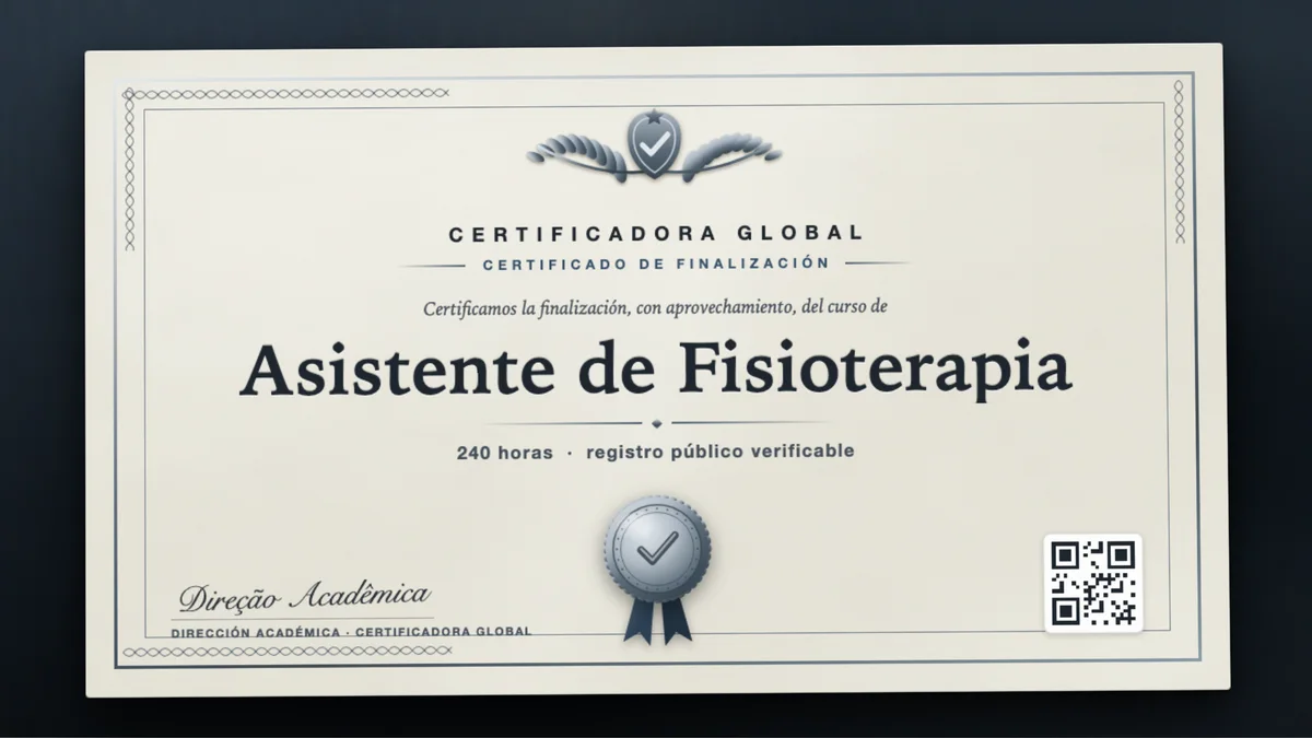 Portada del curso Asistente de Fisioterapia