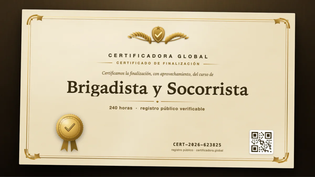 Portada del curso Brigadista y Socorrista