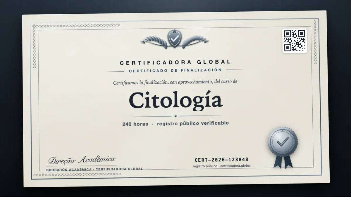 Portada del curso Citología
