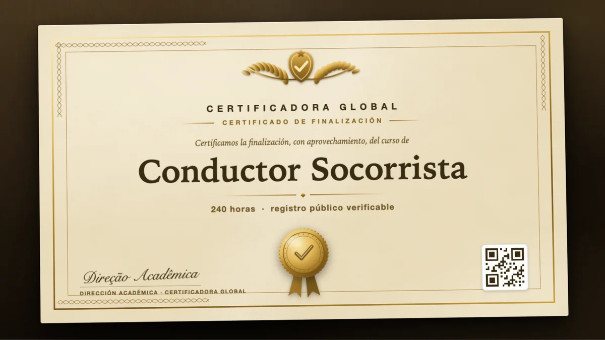 Portada del curso Conductor Socorrista