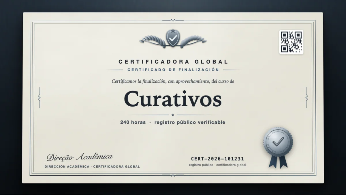 Portada del curso Curativos