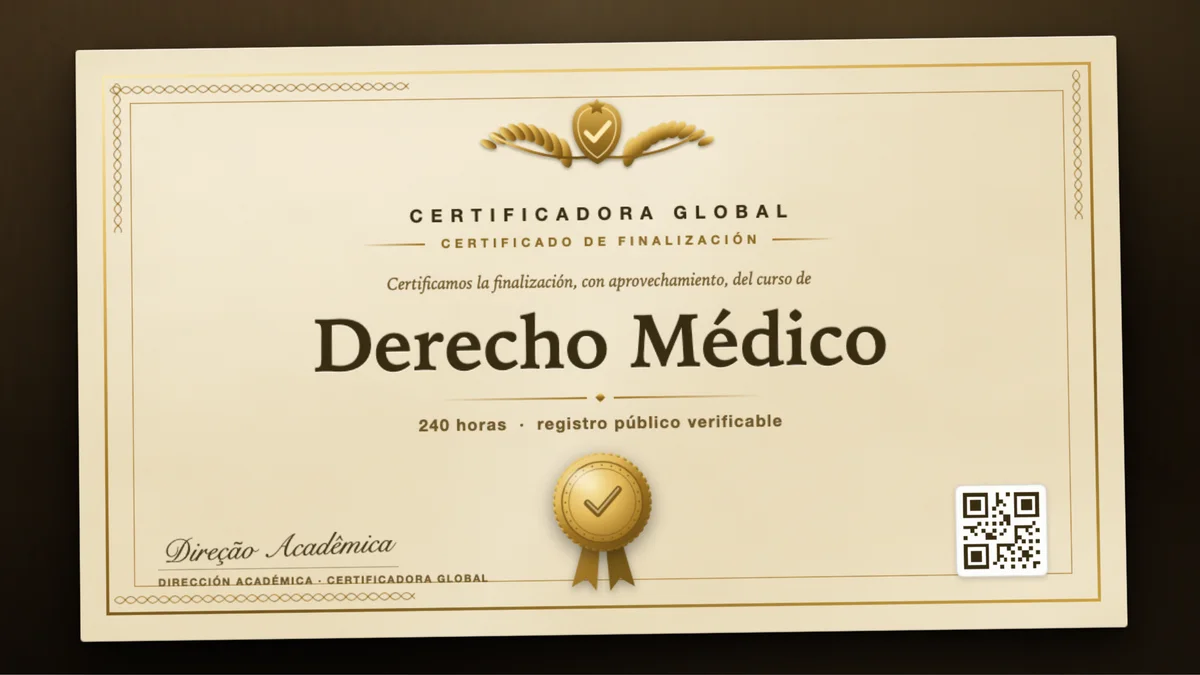 Portada del curso Derecho Médico