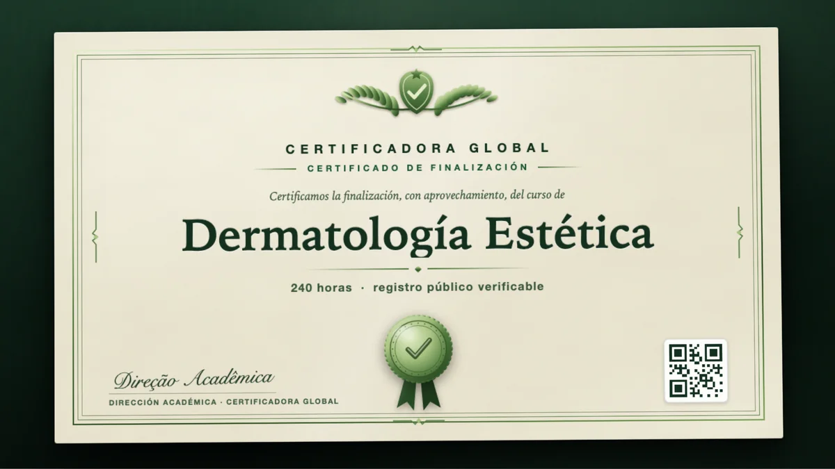 Portada del curso Dermatología Estética