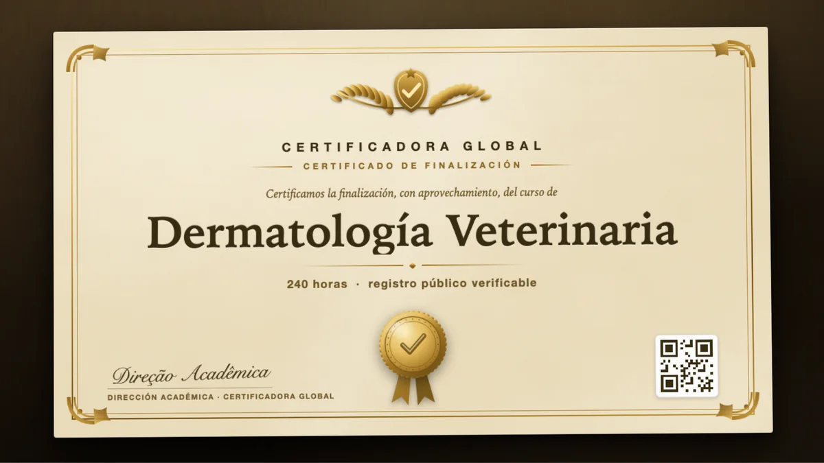 Portada del curso Dermatología Veterinaria