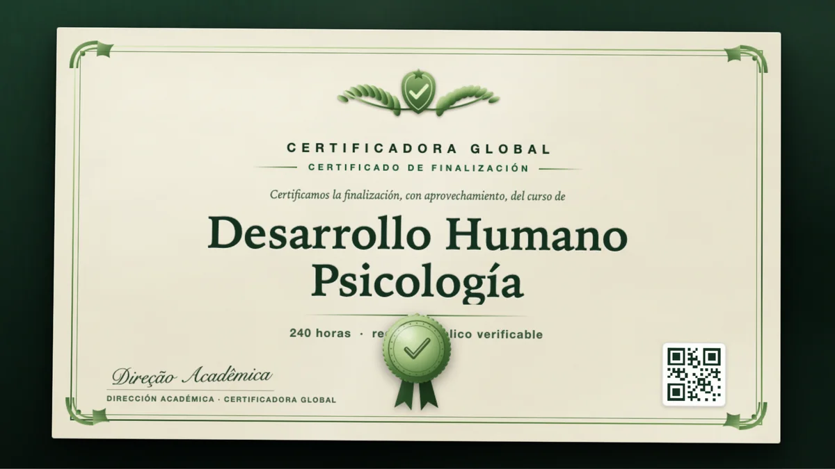 Portada del curso Desarrollo Humano Psicología