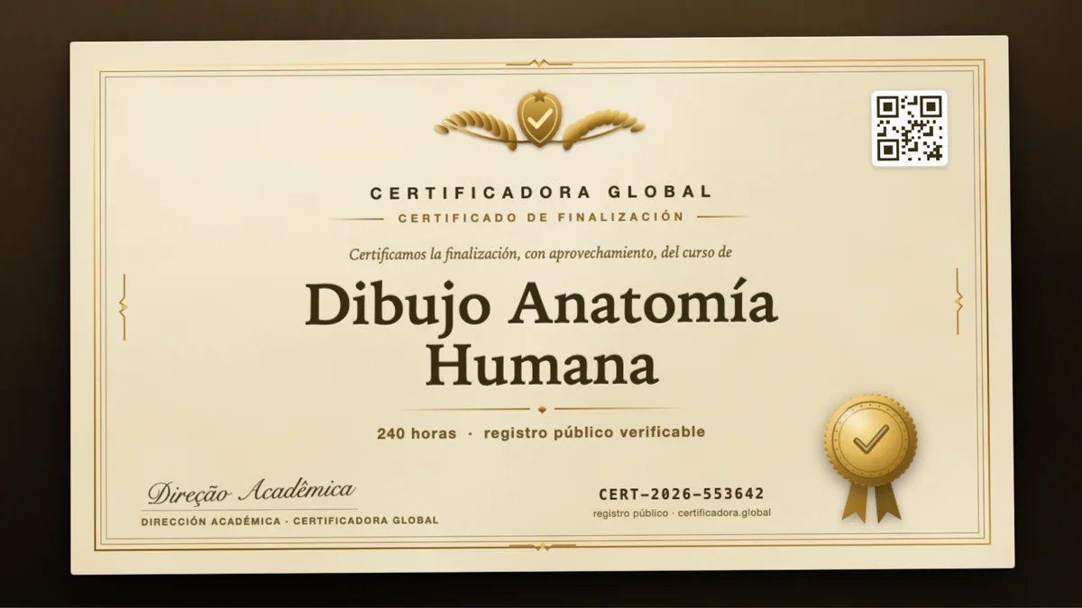 Portada del curso Dibujo Anatomía Humana