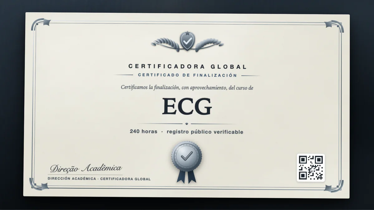 Portada del curso ECG