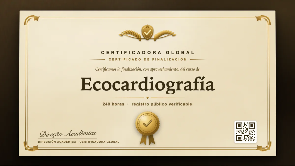Portada del curso Ecocardiografía