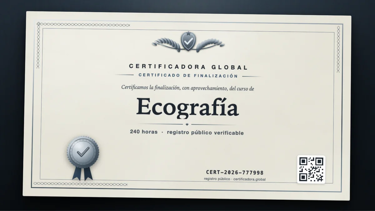 Portada del curso Ecografía