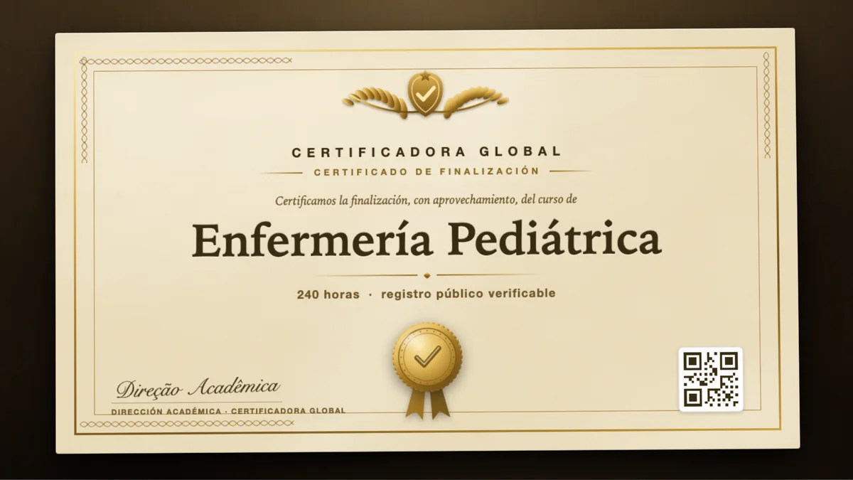 Portada del curso Enfermería Pediátrica