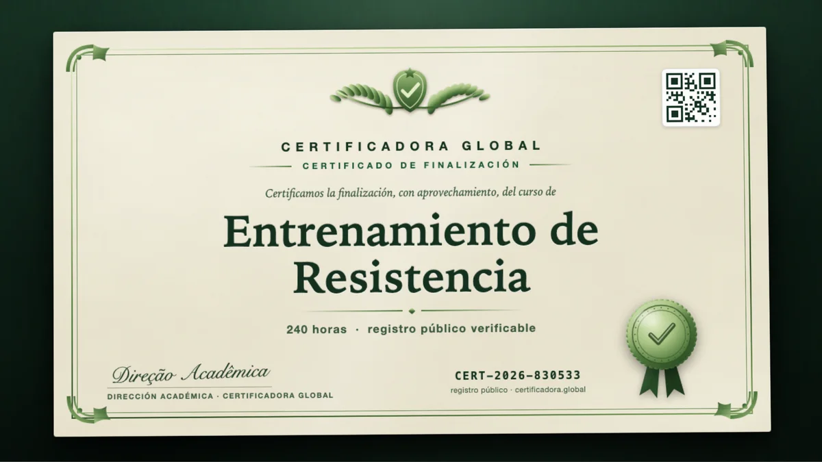 Portada del curso Entrenamiento de Resistencia