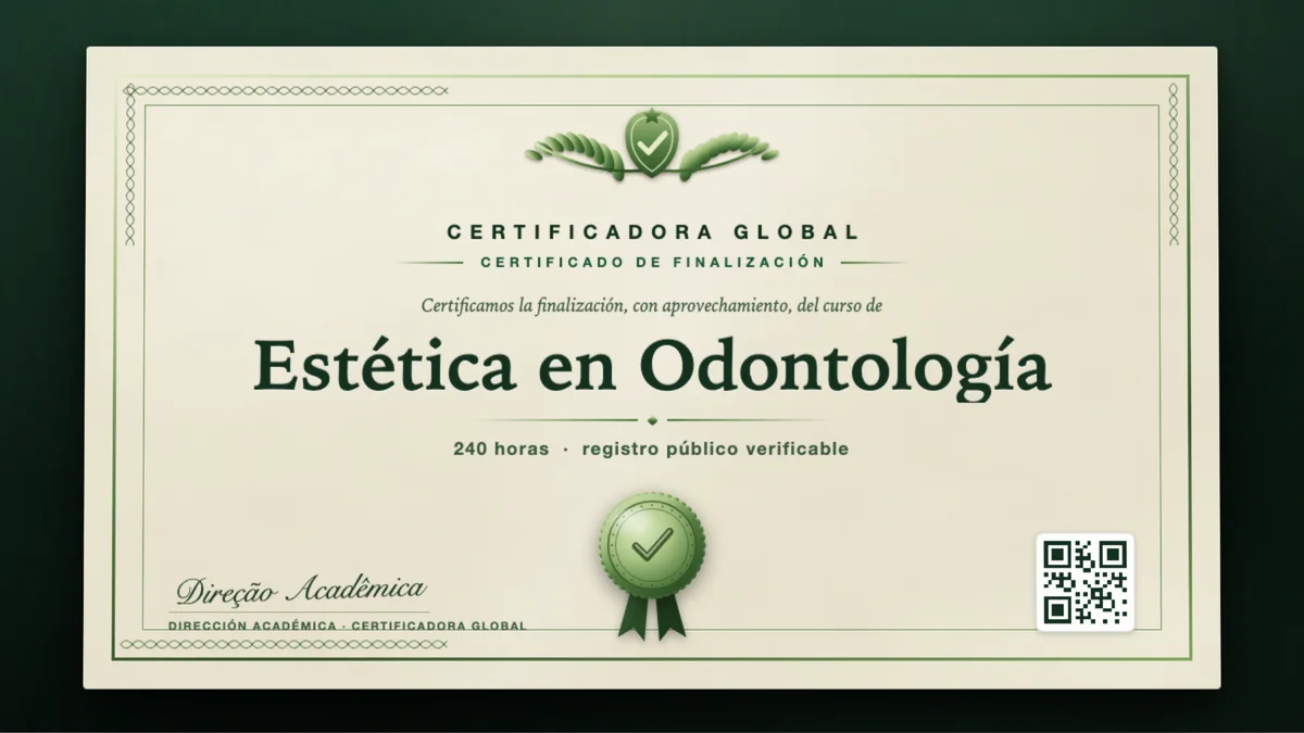 Portada del curso Estética en Odontología