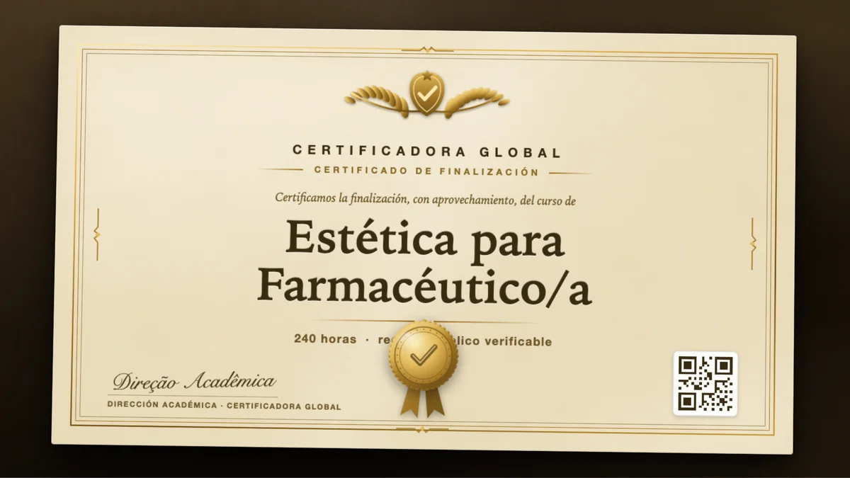 Portada del curso Estética para Farmacéutico/a