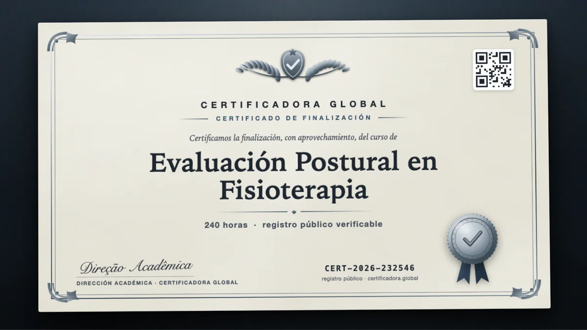 Portada del curso Evaluación Postural en Fisioterapia