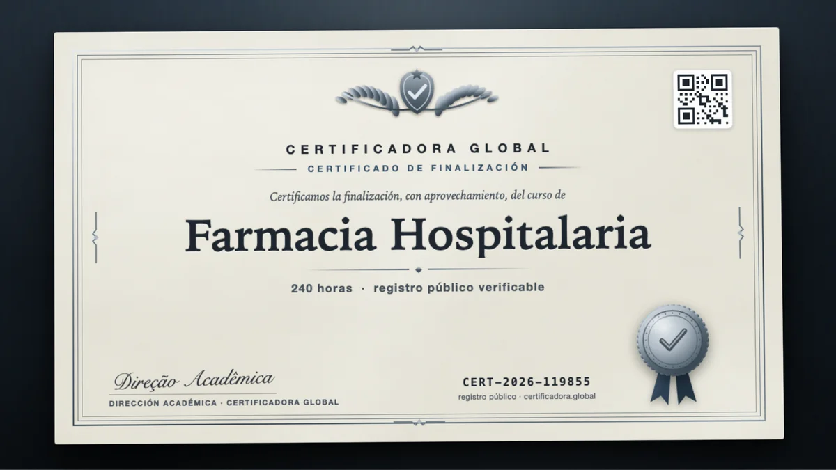 Portada del curso Farmacia Hospitalaria