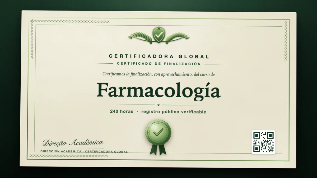 Portada del curso Farmacología