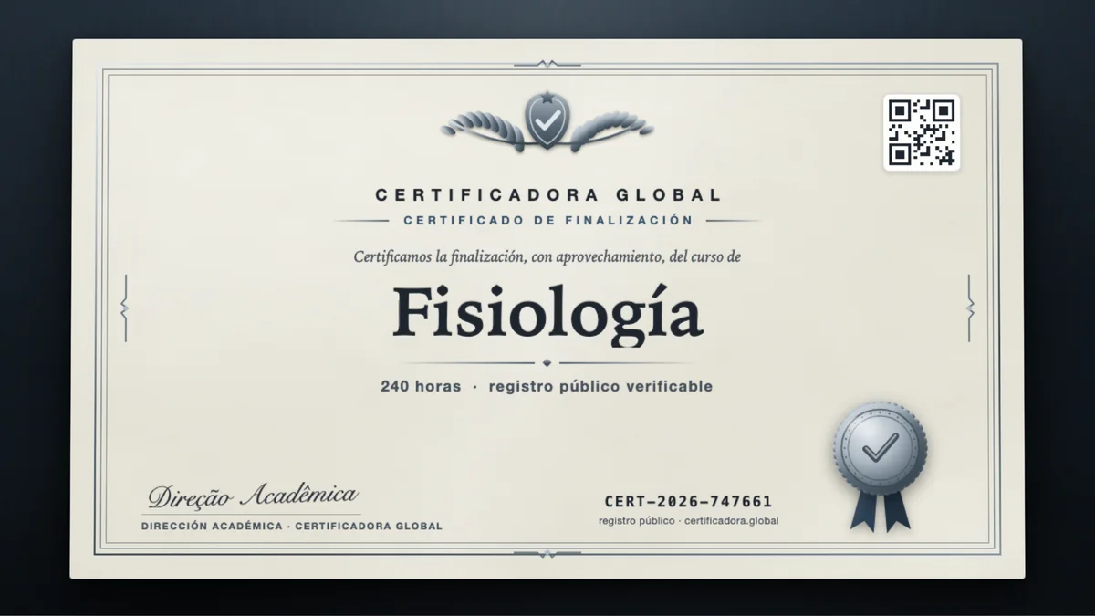 Portada del curso Fisiología