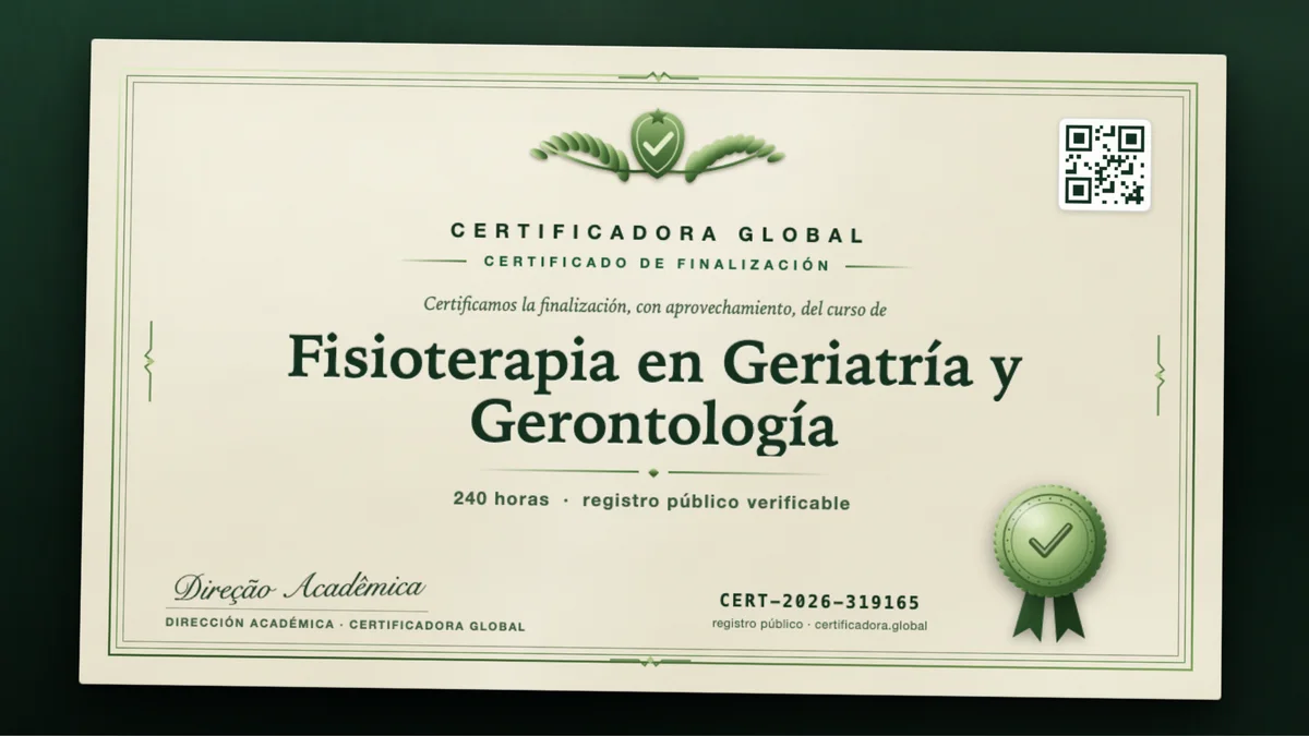 Portada del curso Fisioterapia en Geriatría y Gerontología
