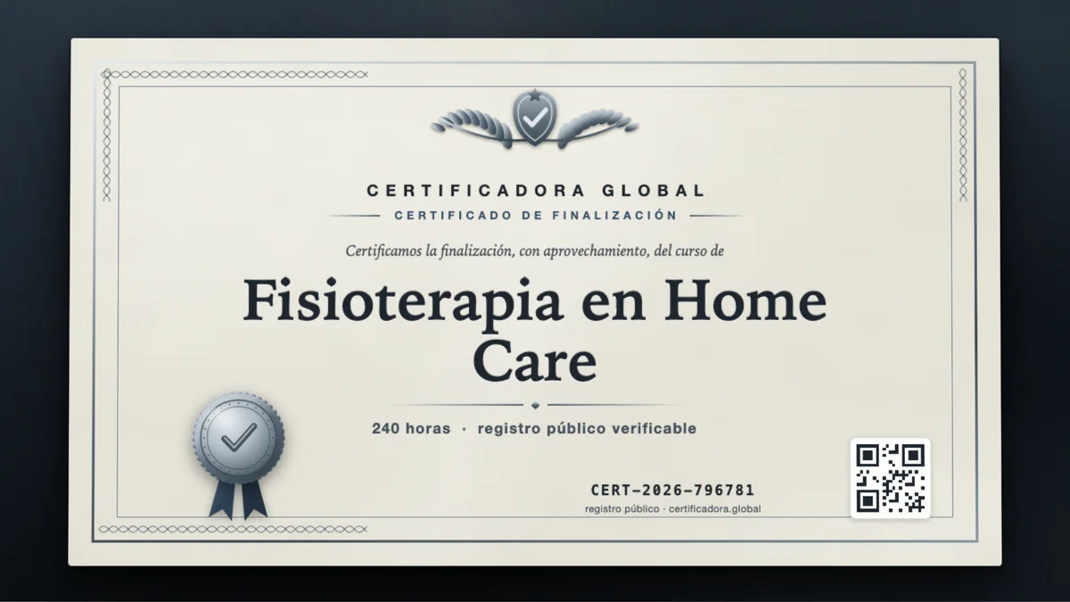 Portada del curso Fisioterapia en Home Care