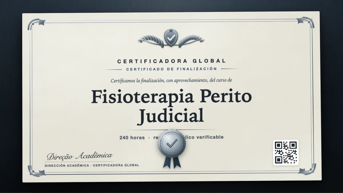 Portada del curso Fisioterapia Perito Judicial