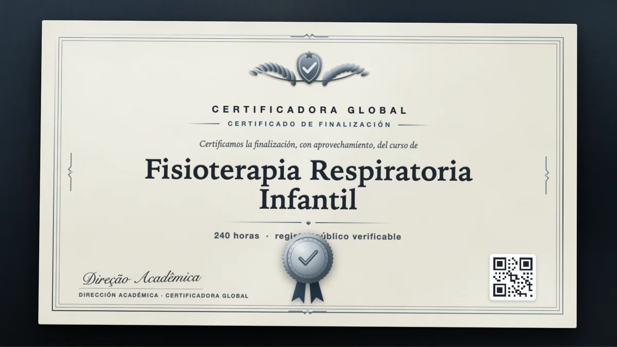 Portada del curso Fisioterapia Respiratoria Infantil