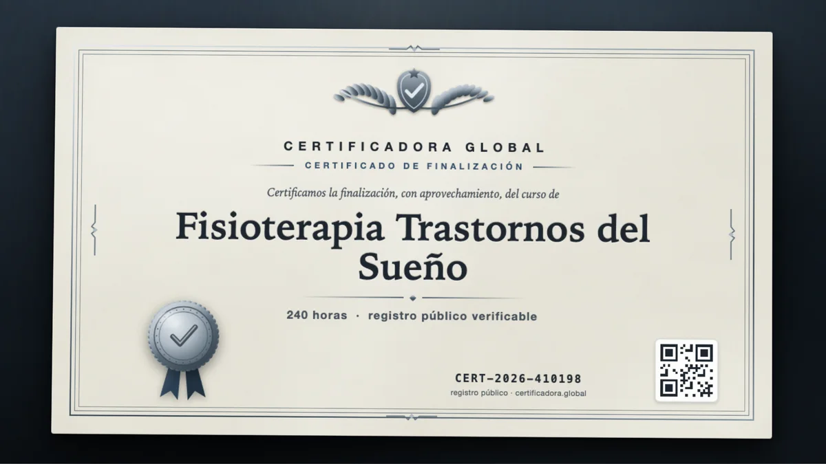 Portada del curso Fisioterapia Trastornos del Sueño