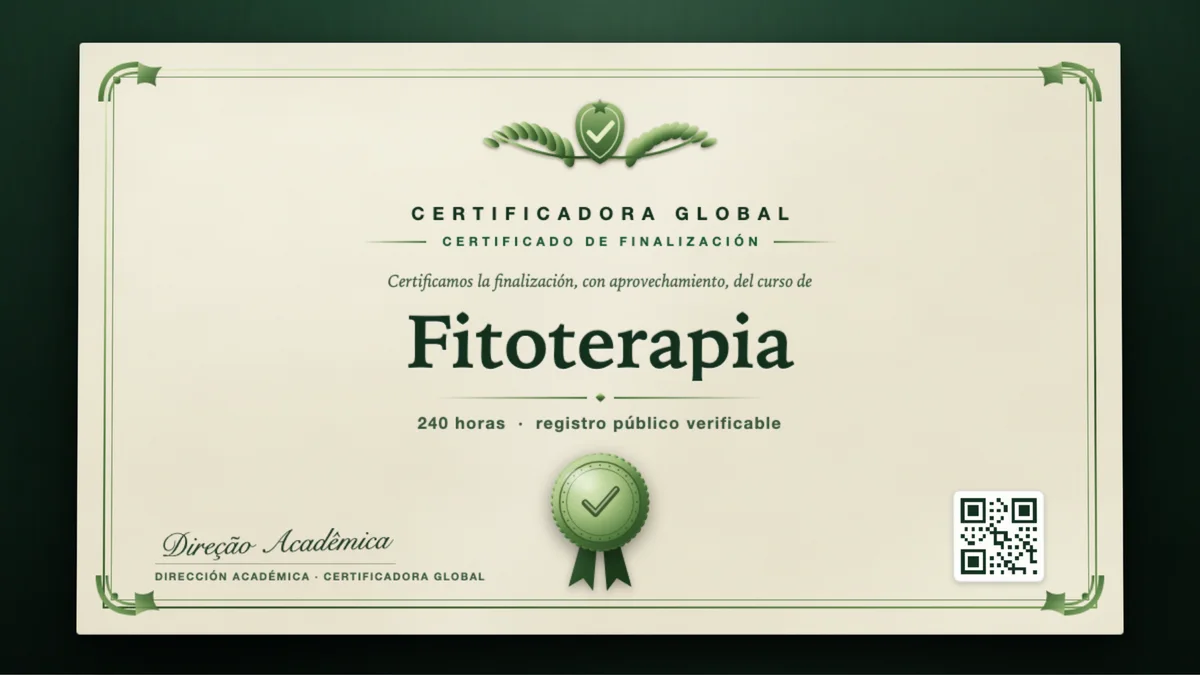 Portada del curso Fitoterapia