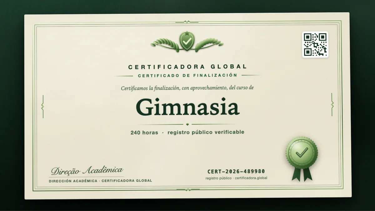 Portada del curso Gimnasia