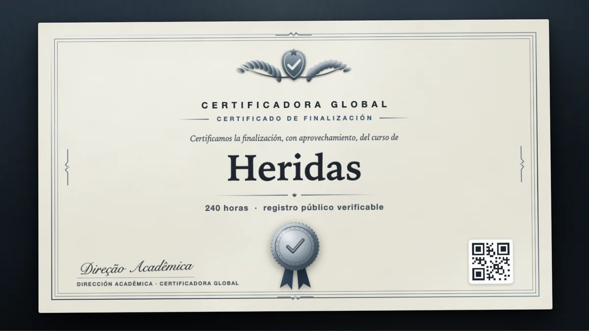 Portada del curso Heridas