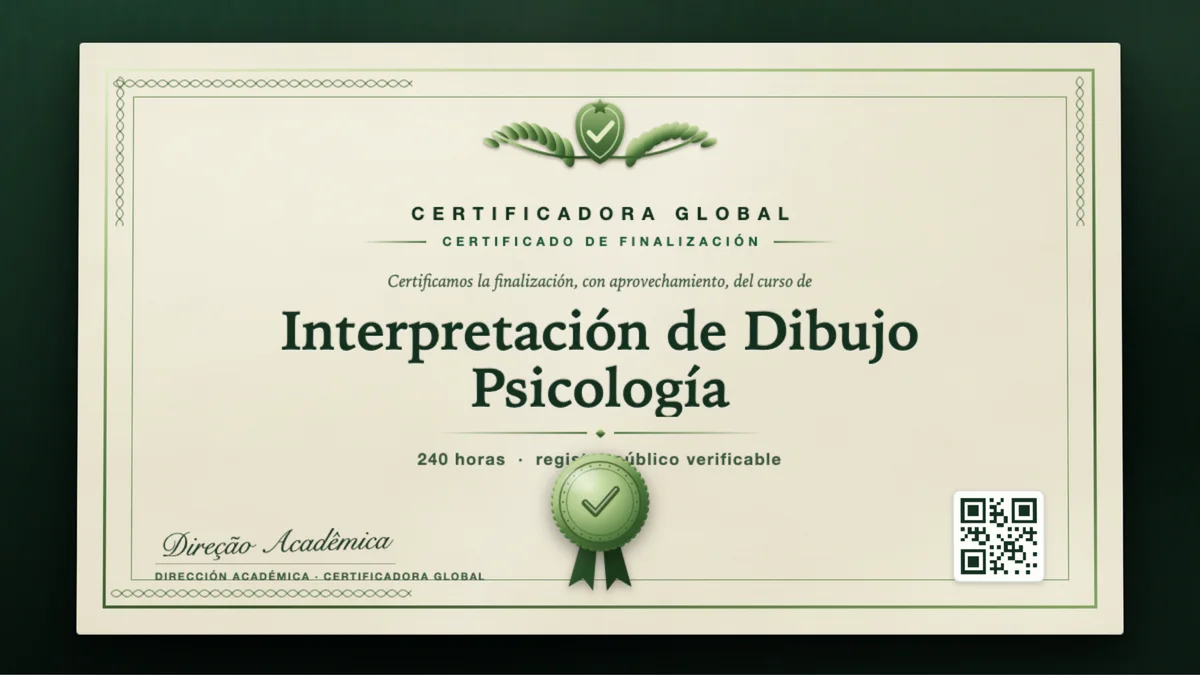 Portada del curso Interpretación de Dibujo Psicología