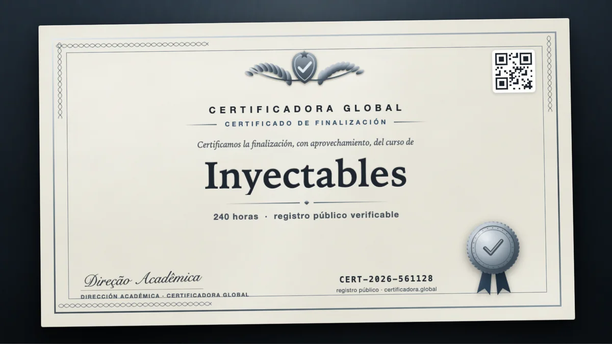 Portada del curso Inyectables