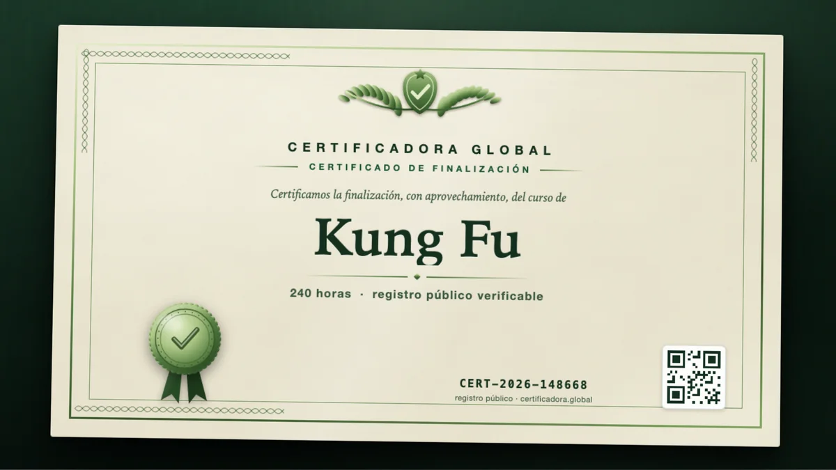 Portada del curso Kung Fu