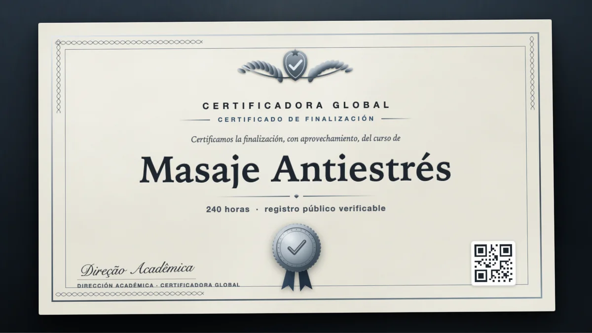 Portada del curso Masaje Antiestrés