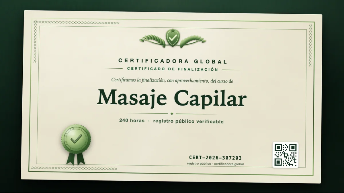Portada del curso Masaje Capilar