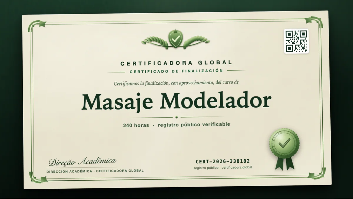 Portada del curso Masaje Modelador