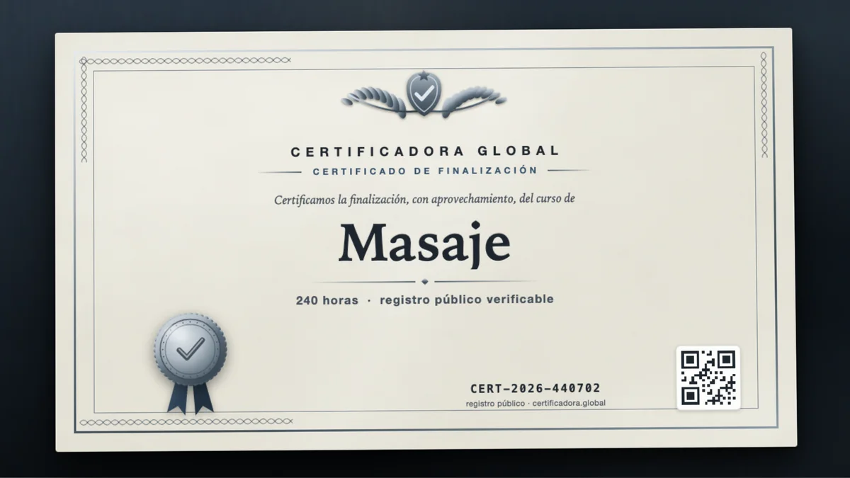 Portada del curso Masaje