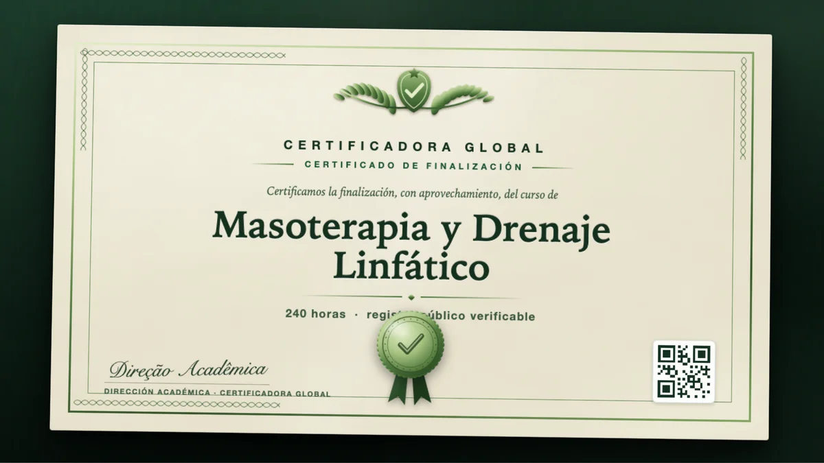 Portada del curso Masoterapia y Drenaje Linfático