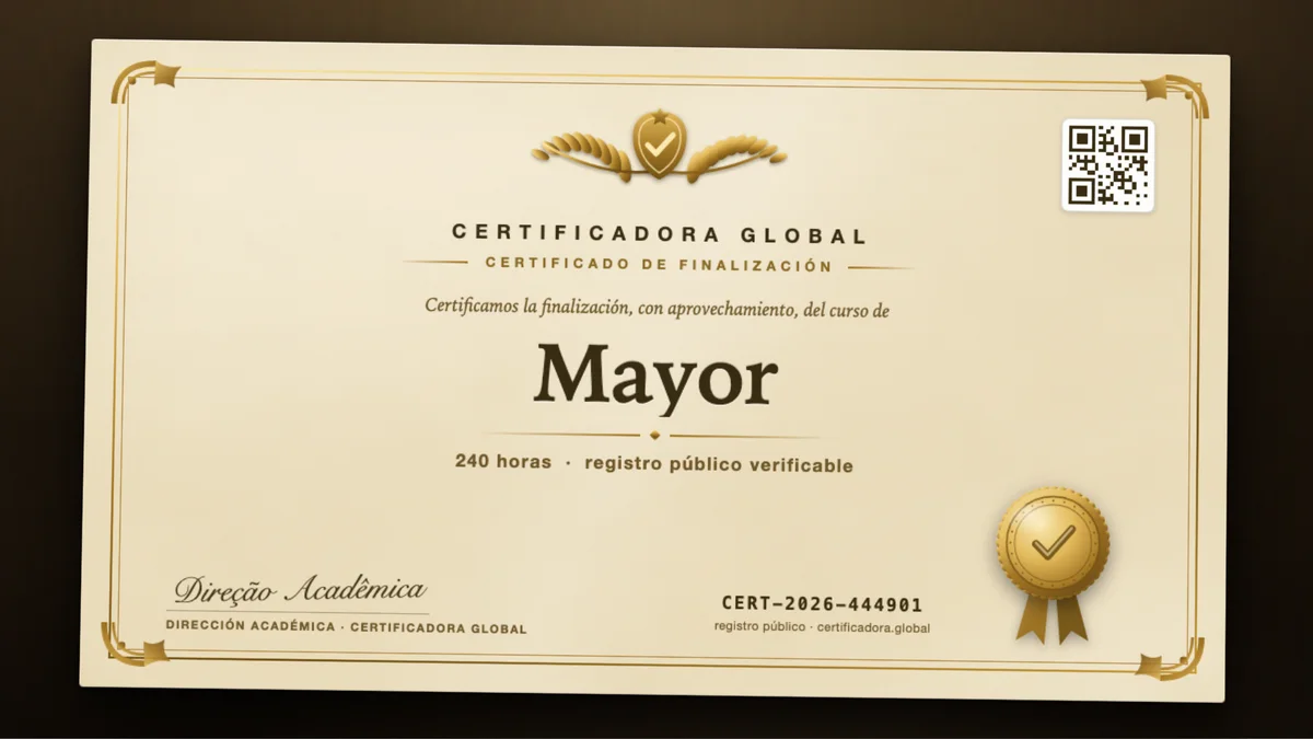 Portada del curso Mayor