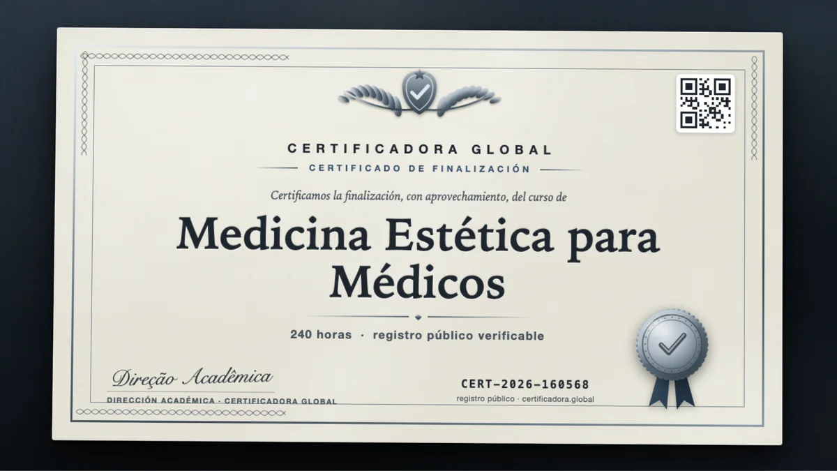 Portada del curso Medicina Estética para Médicos