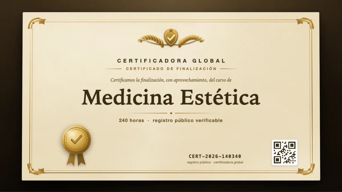Portada del curso Medicina Estética