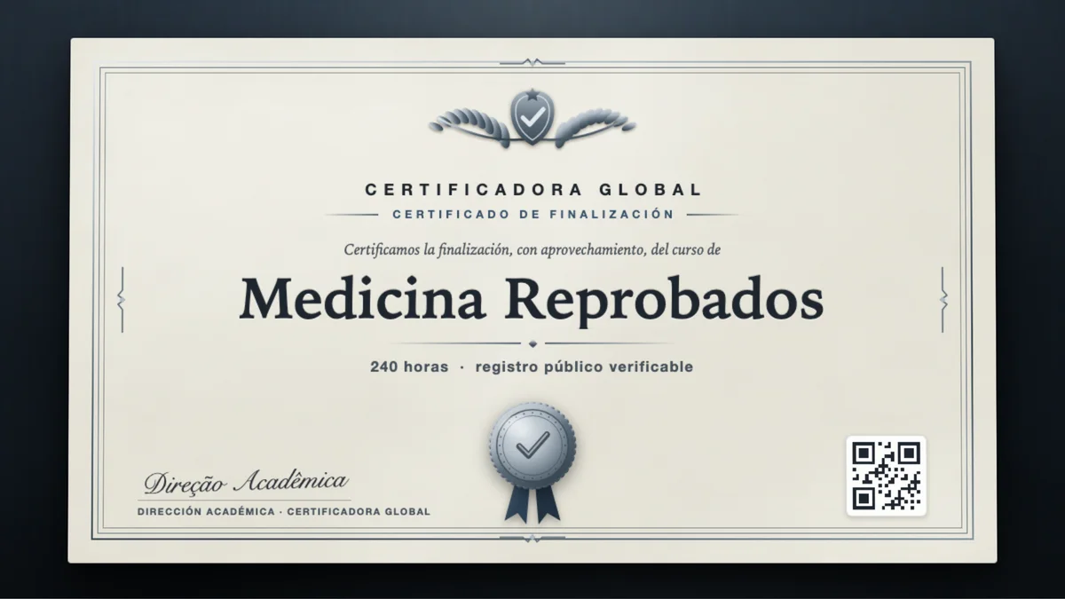 Portada del curso Medicina Reprobados