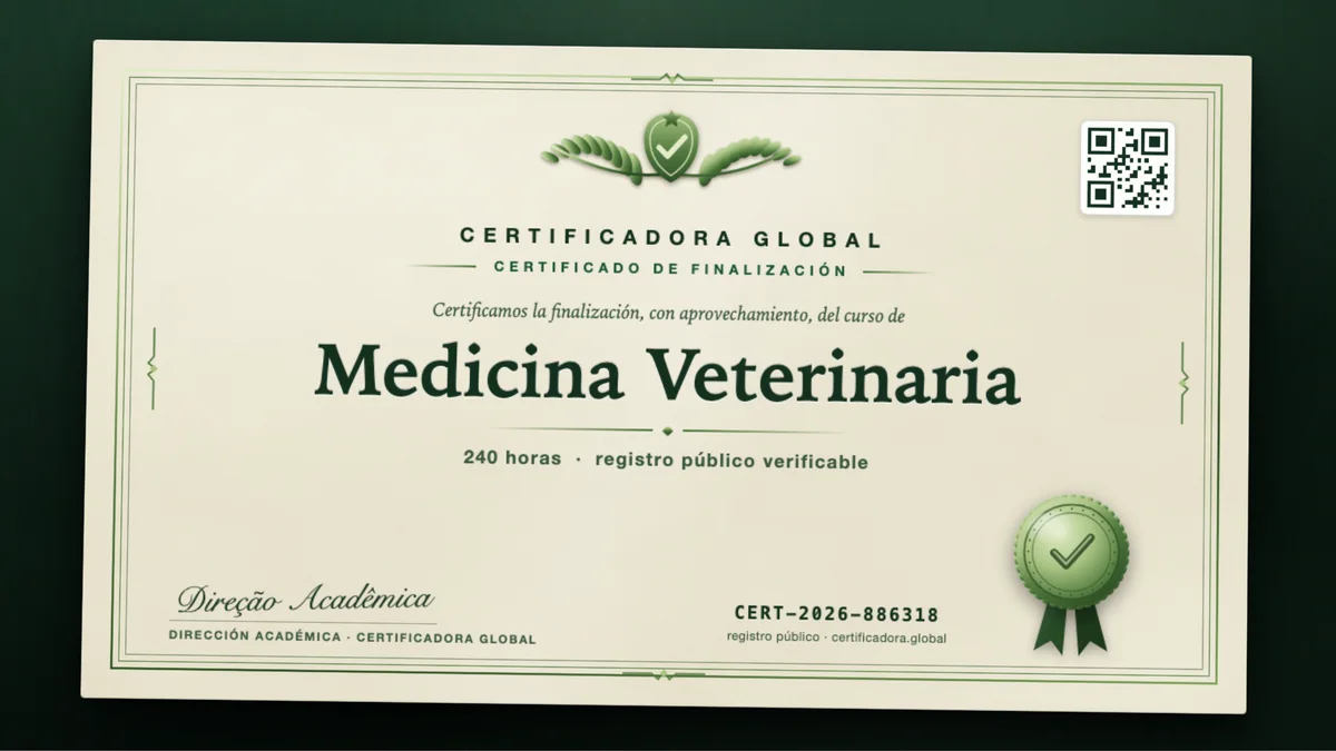 Portada del curso Medicina Veterinaria