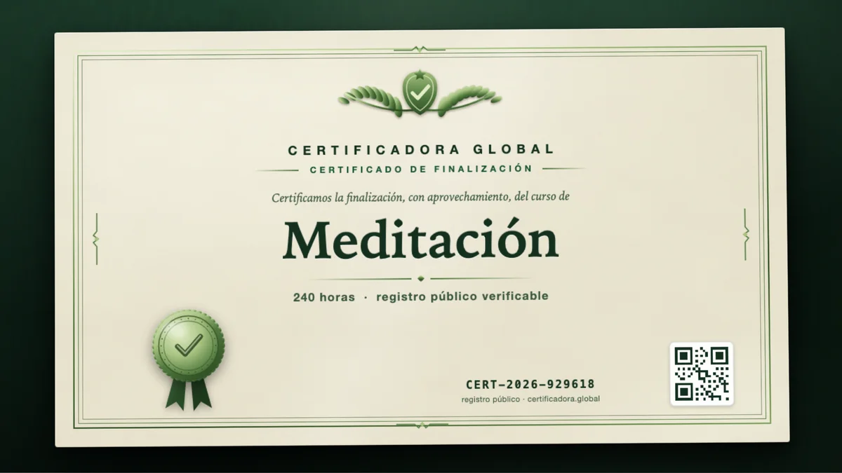Portada del curso Meditación